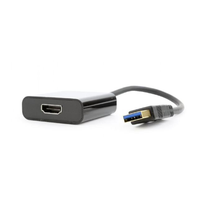 Gembird - A-USB3-HDMI-02 Adaptador gráfico USB 1920 x 1080 Pixeles Negro