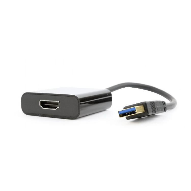 Gembird - A-USB3-HDMI-02 Adaptador gráfico USB 1920 x 1080 Pixeles Negro