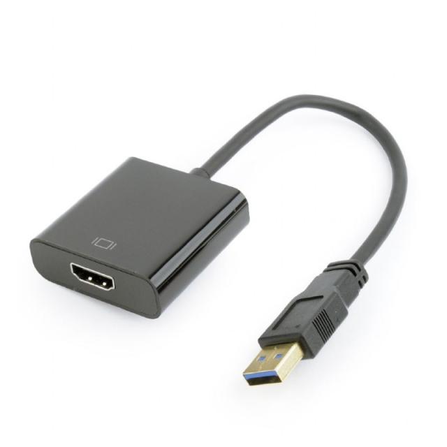 Gembird - A-USB3-HDMI-02 Adaptador gráfico USB 1920 x 1080 Pixeles Negro