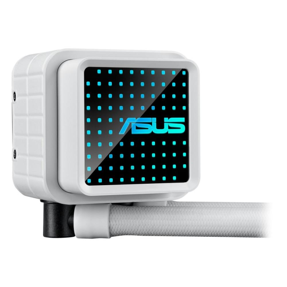 ASUS - Prime LC 360 ARGB White Edition Procesador Sistema de refrigeración líquida todo en uno 12 cm Blanco 1 pieza(s)