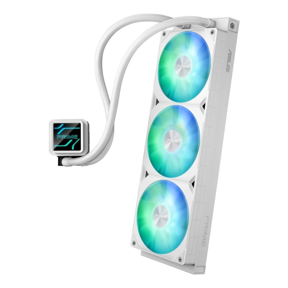 ASUS - Prime LC 360 ARGB White Edition Procesador Sistema de refrigeración líquida todo en uno 12 cm Blanco 1 pieza(s)