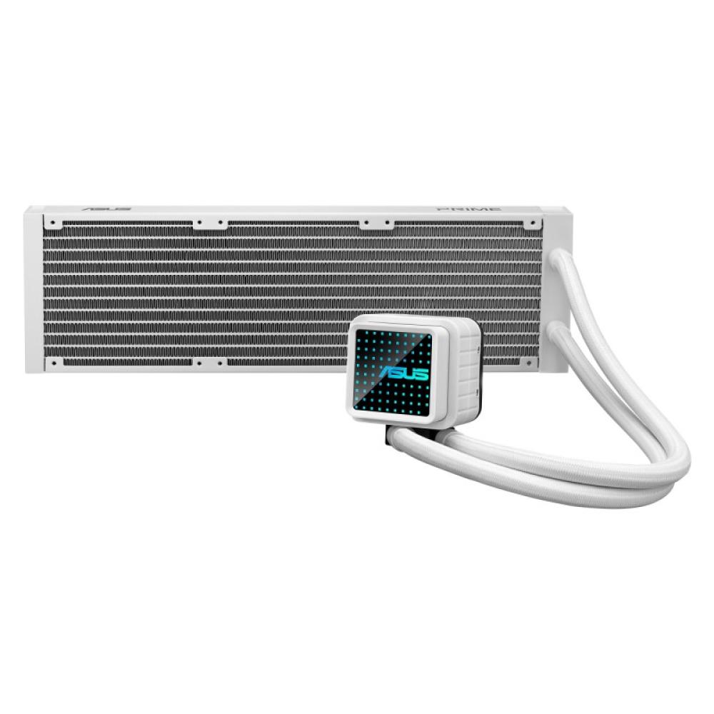 ASUS - Prime LC 360 ARGB White Edition Procesador Sistema de refrigeración líquida todo en uno 12 cm Blanco 1 pieza(s)