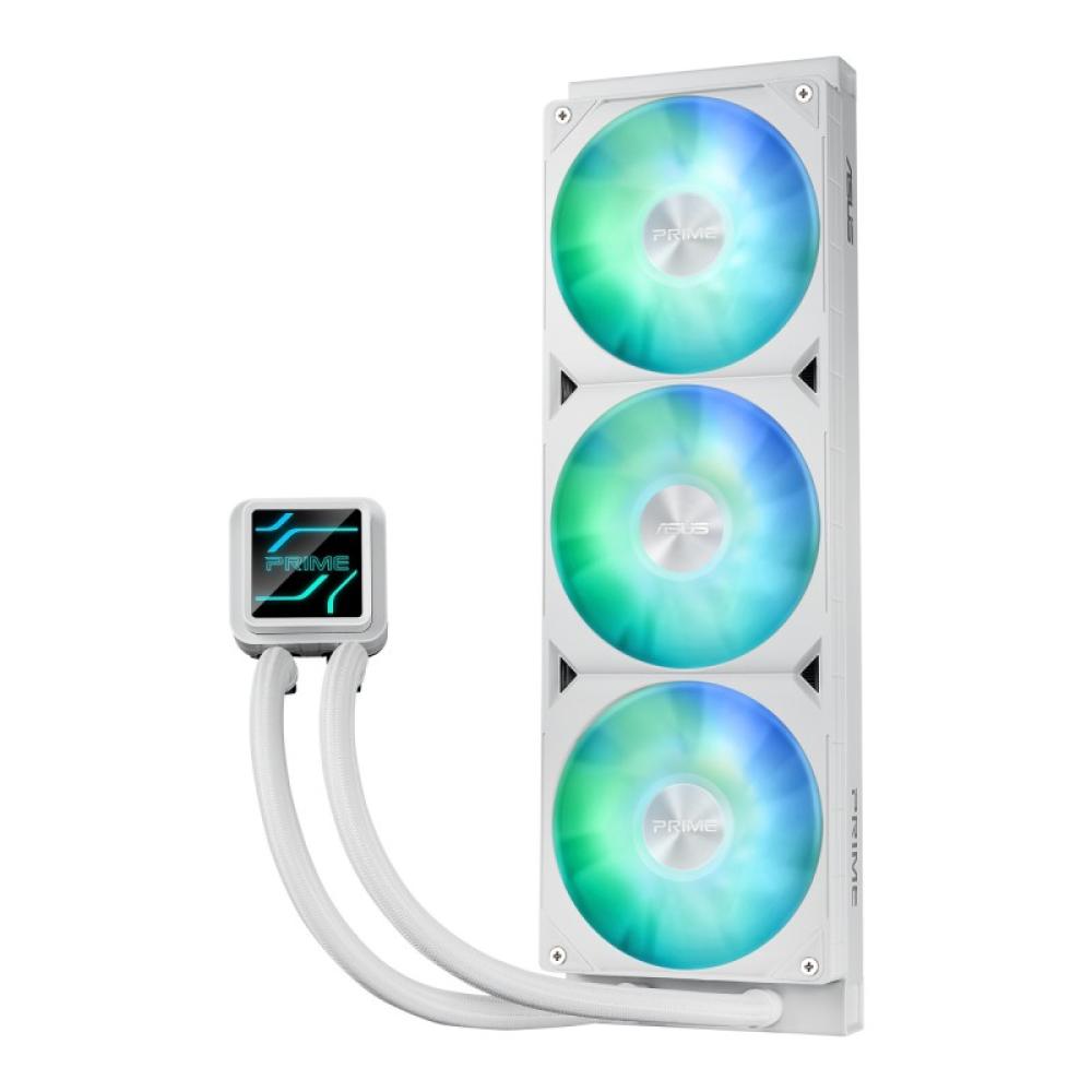 ASUS - Prime LC 360 ARGB White Edition Procesador Sistema de refrigeración líquida todo en uno 12 cm Blanco 1 pieza(s)