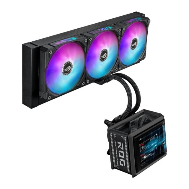 ASUS - ROG Ryuo IV SLC 360 ARGB Procesador Sistema de refrigeración líquida todo en uno 12 cm Negro