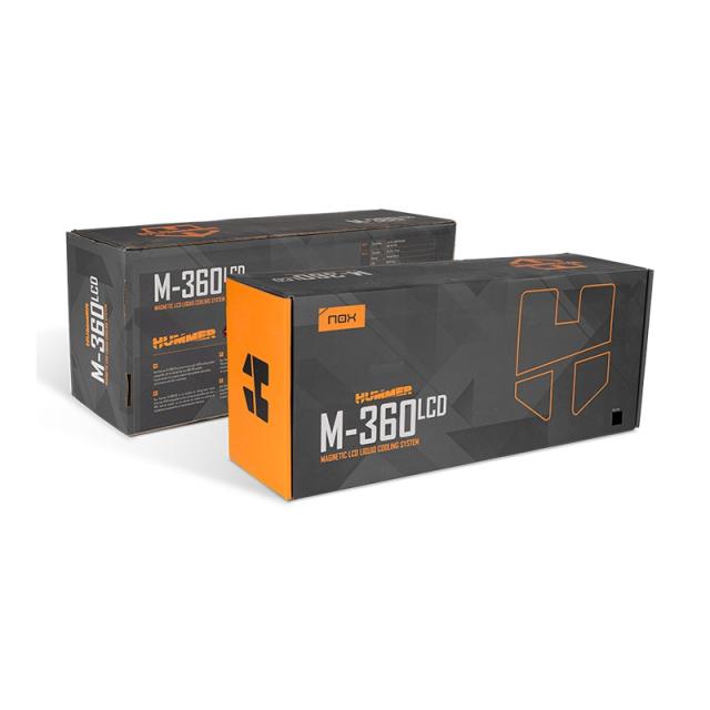 NOX - Hummer M-360 LCD/Kit RL Magnético ARGB Negro