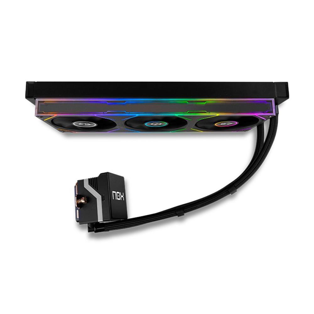 NOX - Hummer M-360 LCD/Kit RL Magnético ARGB Negro