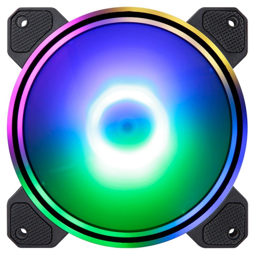 Hiditec - N9-ARGB Carcasa del ordenador Ventilador 12 cm Negro