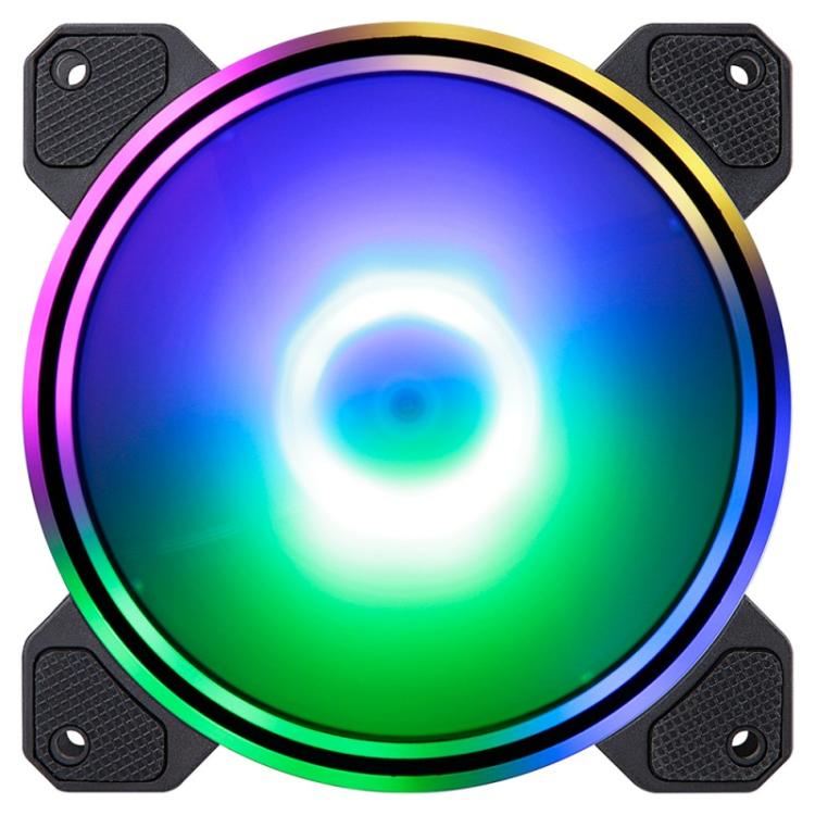 Hiditec - N9-ARGB Carcasa del ordenador Ventilador 12 cm Negro