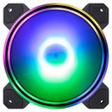 Hiditec - N9-ARGB Carcasa del ordenador Ventilador 12 cm Negro