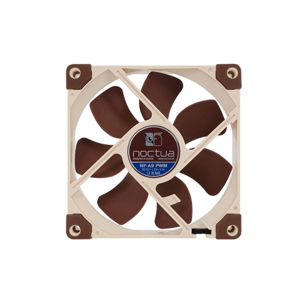 Noctua - NF-A9 PWM sistema de refrigeración para ordenador Carcasa del ordenador Ventilador 9,2 cm Beige, Marrón
