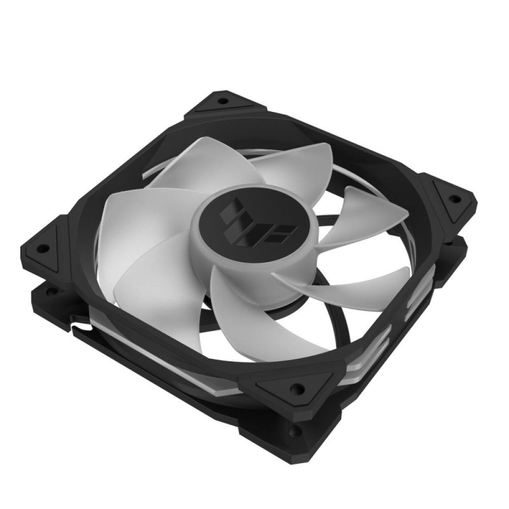 ASUS - TUF Gaming TR120 ARGB Reverse Fan - Single Pack Carcasa del ordenador Ventilador 12 cm Negro