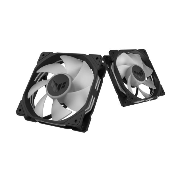 ASUS - TUF Gaming TR120 ARGB Reverse Fan - Single Pack Carcasa del ordenador Ventilador 12 cm Negro