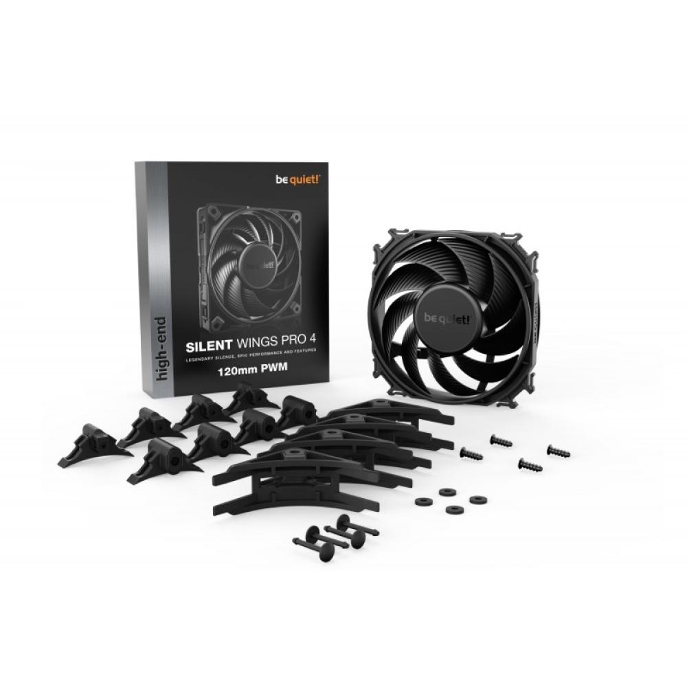 be quiet! - SILENT WINGS PRO 4 / 120mm PWM Carcasa del ordenador Ventilador 12 cm Negro 1 pieza(s)