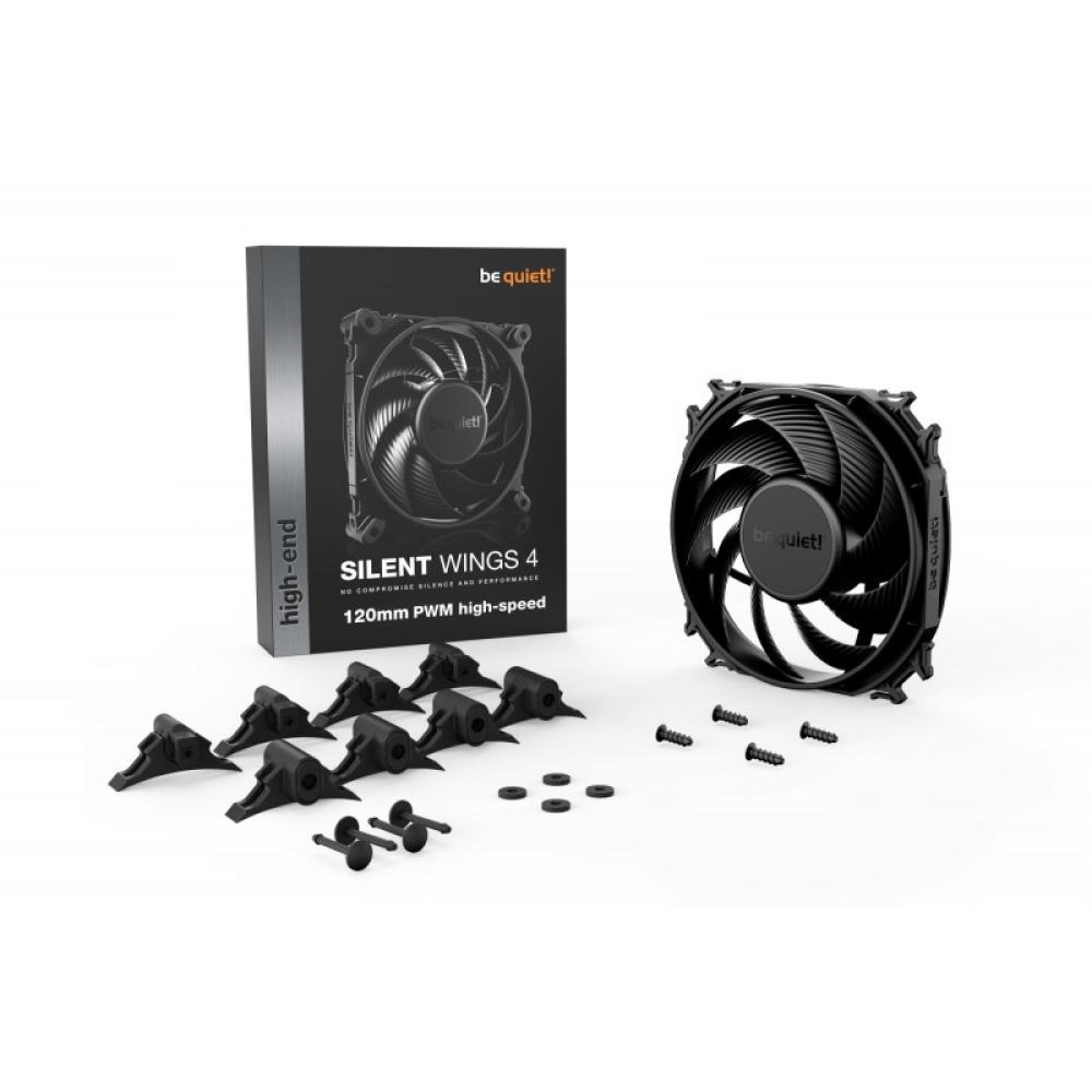be quiet! - SILENT WINGS 4 / 120mm PWM high-speed Carcasa del ordenador Ventilador 12 cm Negro 1 pieza(s)