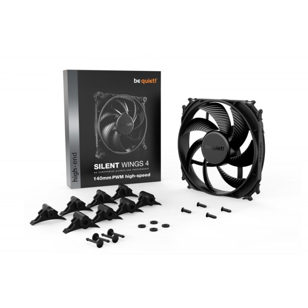 be quiet! - SILENT WINGS 4 / 140mm PWM high-speed Carcasa del ordenador Ventilador 14 cm Negro 1 pieza(s)