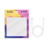 TooQ - 10.10.0601 cable de conector Lightning 1 m Blanco