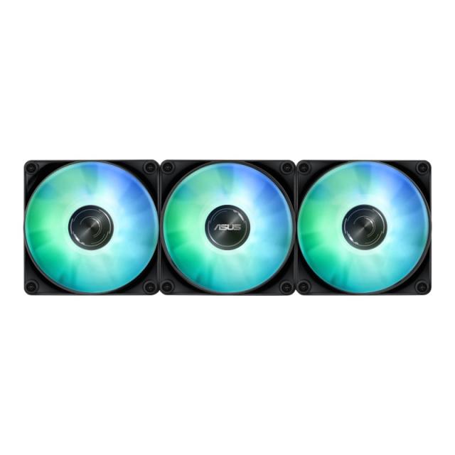 ASUS - MAX GAMING LC 360 ARGB LCD Procesador Sistema de refrigeración líquida todo en uno 12 cm Negro