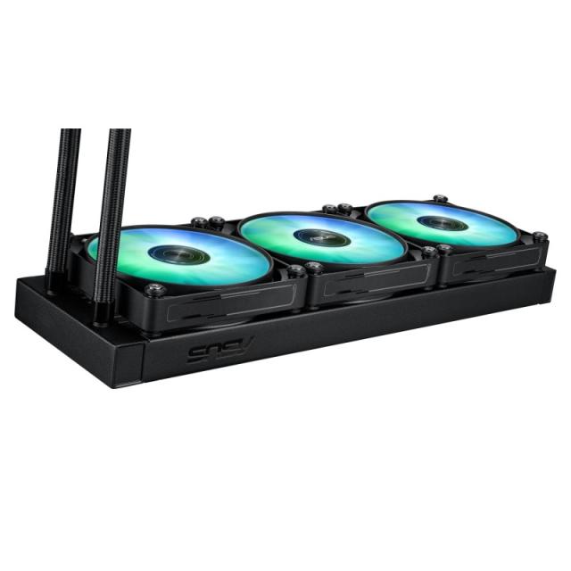 ASUS - MAX GAMING LC 360 ARGB LCD Procesador Sistema de refrigeración líquida todo en uno 12 cm Negro