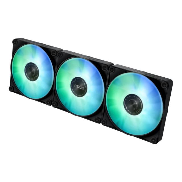 ASUS - MAX GAMING LC 360 ARGB LCD Procesador Sistema de refrigeración líquida todo en uno 12 cm Negro