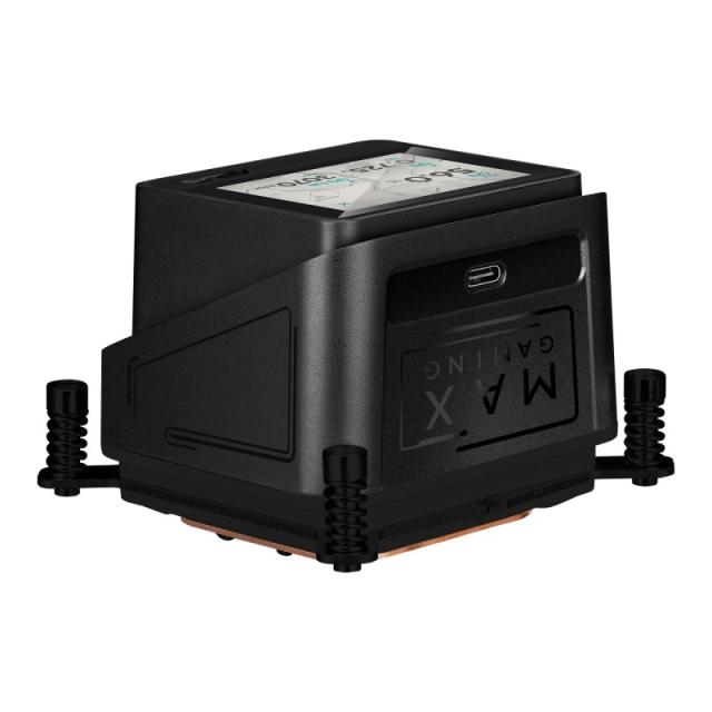 ASUS - MAX GAMING LC 360 ARGB LCD Procesador Sistema de refrigeración líquida todo en uno 12 cm Negro