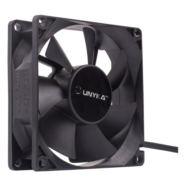 UNYKAch - 51786 computer cooling system Carcasa del ordenador Ventilador 8 cm Negro