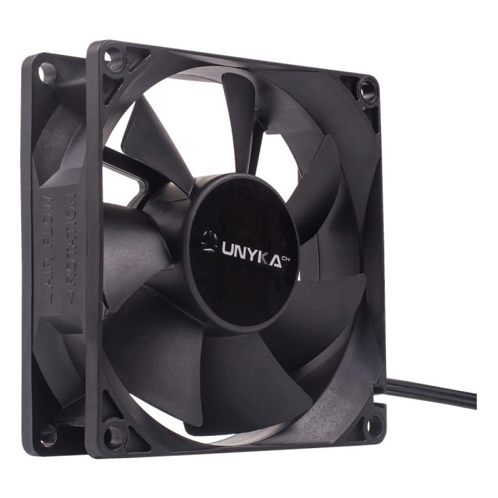 UNYKAch - 51786 computer cooling system Carcasa del ordenador Ventilador 8 cm Negro