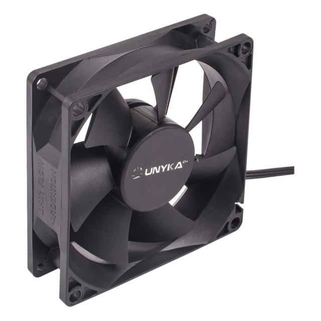 UNYKAch - 51786 computer cooling system Carcasa del ordenador Ventilador 8 cm Negro