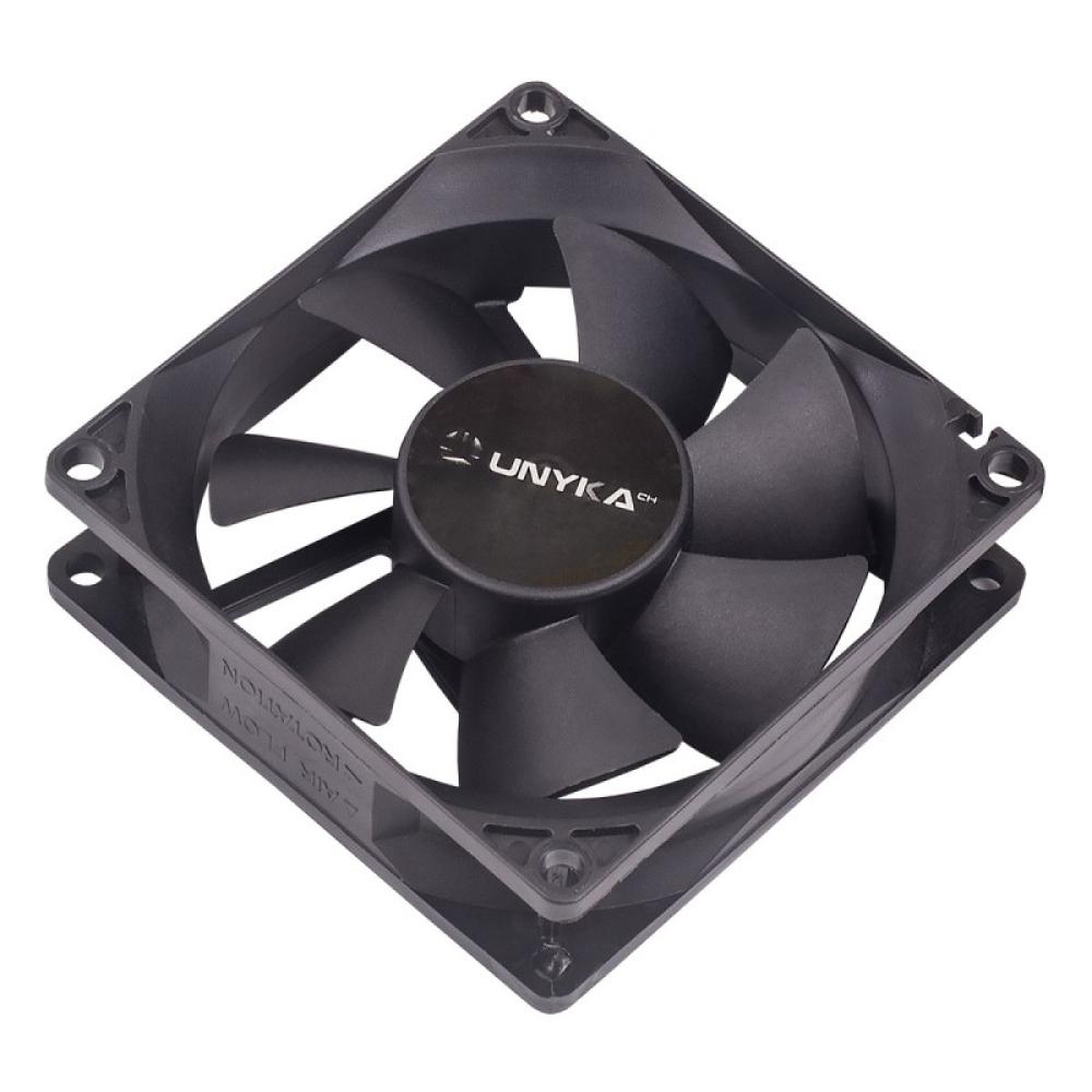 UNYKAch - 51786 computer cooling system Carcasa del ordenador Ventilador 8 cm Negro