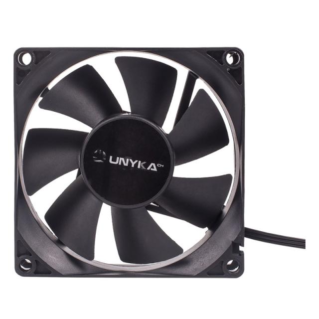 UNYKAch - 51786 computer cooling system Carcasa del ordenador Ventilador 8 cm Negro