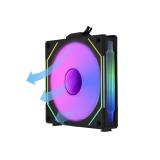 Lian Li - UF-RSLIN120-1B sistema de refrigeración para ordenador Carcasa del ordenador Ventilador 12 cm Negro 1 pieza(s)