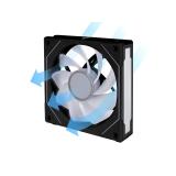 Lian Li - UF-RSLIN120-1B sistema de refrigeración para ordenador Carcasa del ordenador Ventilador 12 cm Negro 1 pieza(s)