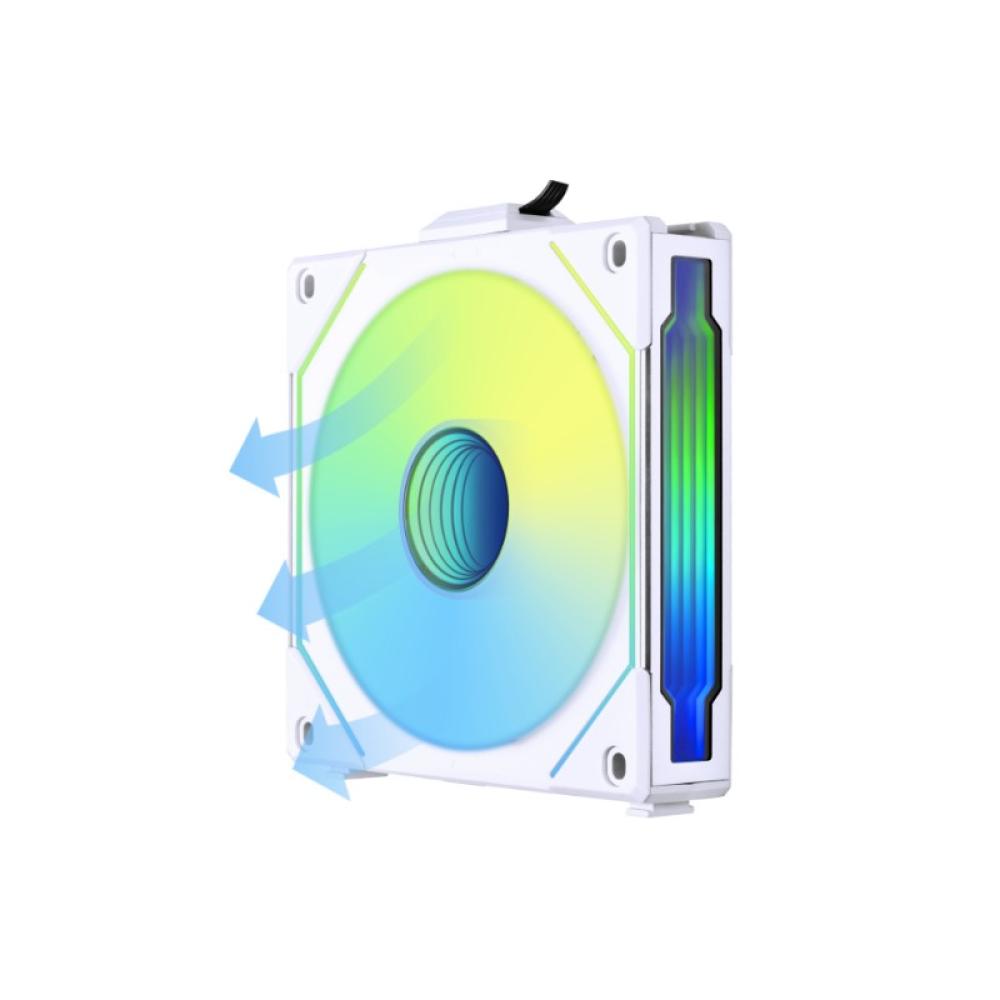 Lian Li - UF-RSLIN120-1W sistema de refrigeración para ordenador Carcasa del ordenador Ventilador 12 cm Blanco 1 pieza(s)