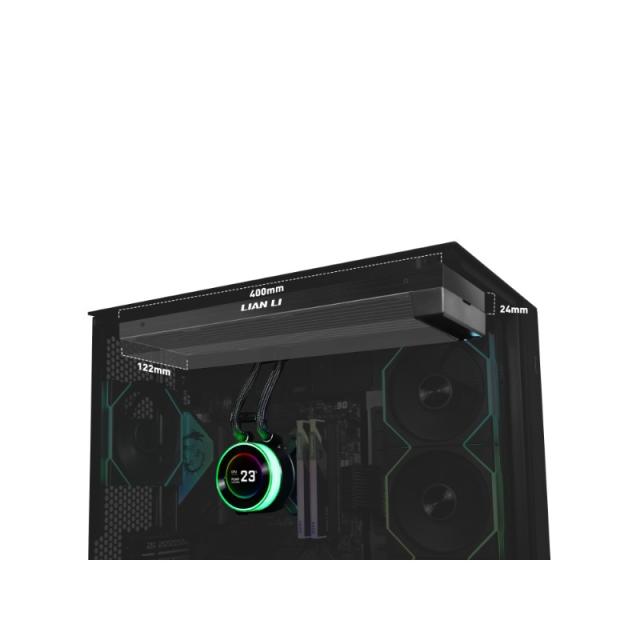 Lian Li - GA II Hydroshift II LCD-C 360N Carcasa del ordenador Sistema de refrigeración líquida todo en uno Negro