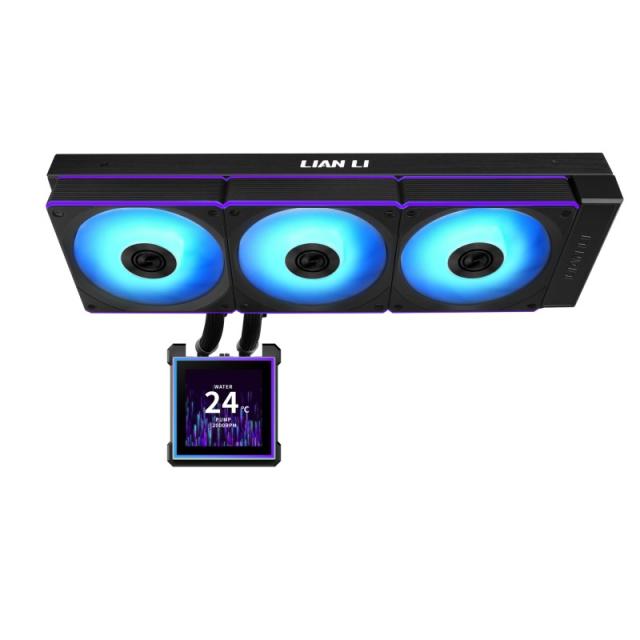 Lian Li - HydroShift II LCD-S 360 CL Procesador Kit de refrigeración líquida 12 cm Negro 1 pieza(s)