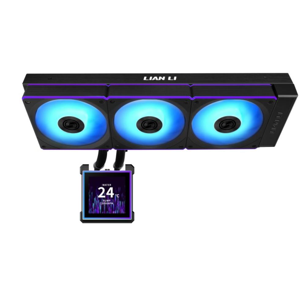 Lian Li - HydroShift II LCD-S 360 CL Procesador Kit de refrigeración líquida 12 cm Negro 1 pieza(s)