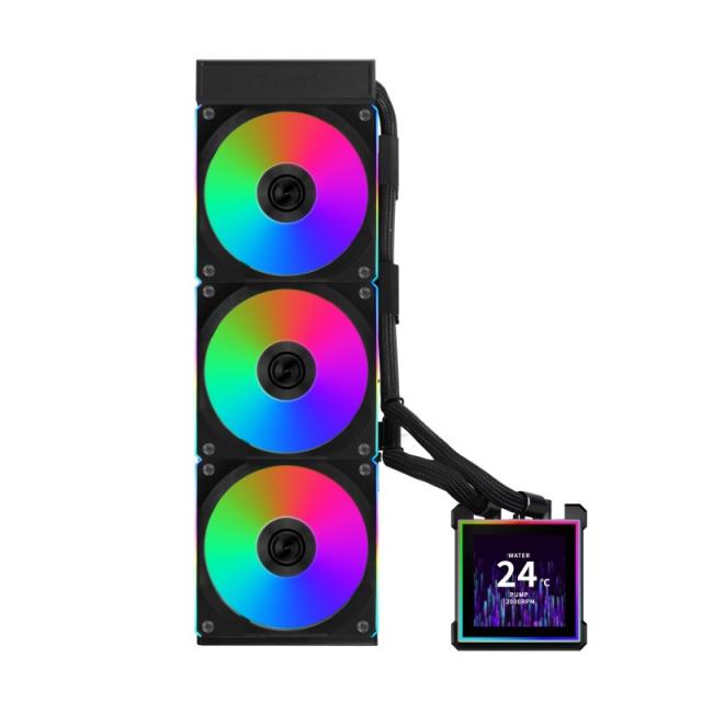 Lian Li - HydroShift II LCD-S 360 CL Procesador Kit de refrigeración líquida 12 cm Negro 1 pieza(s)