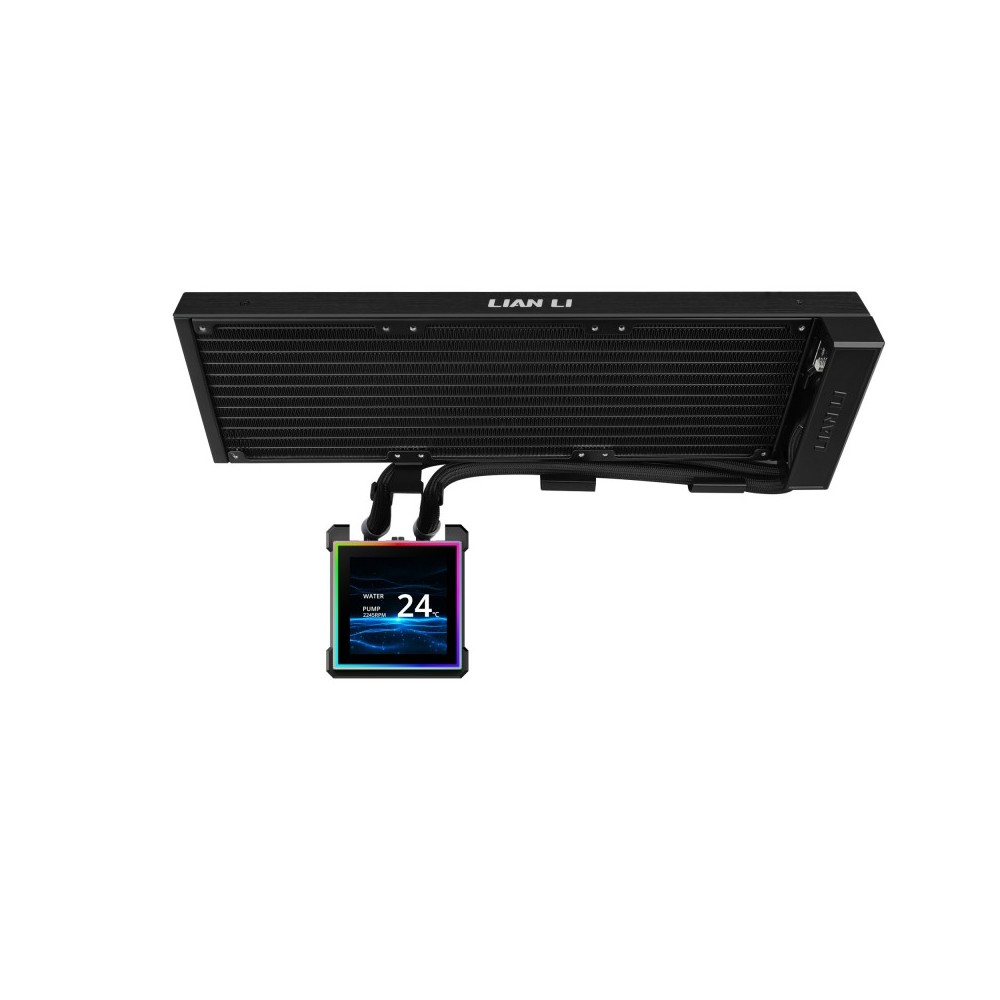 Lian Li - HydroShift II LCD-S 360 Fanless Procesador Kit de refrigeración líquida Negro 1 pieza(s)