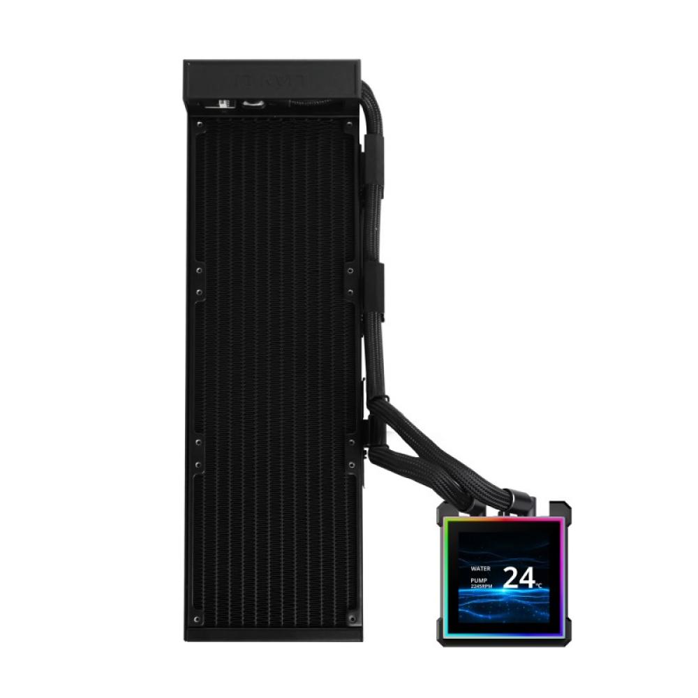 Lian Li - HydroShift II LCD-S 360 Fanless Procesador Kit de refrigeración líquida Negro 1 pieza(s)