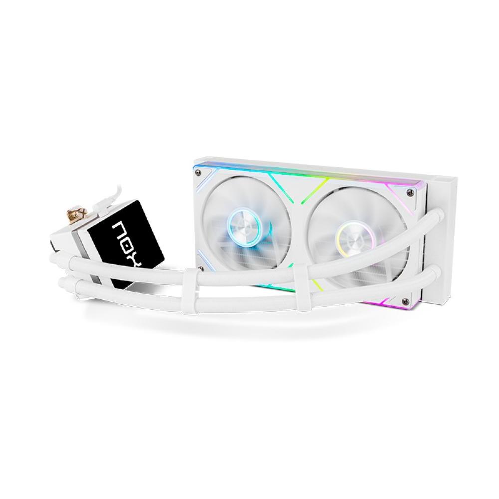 NOX - Hummer M-240 LCD/Kit RL Magnético ARGB Blanco