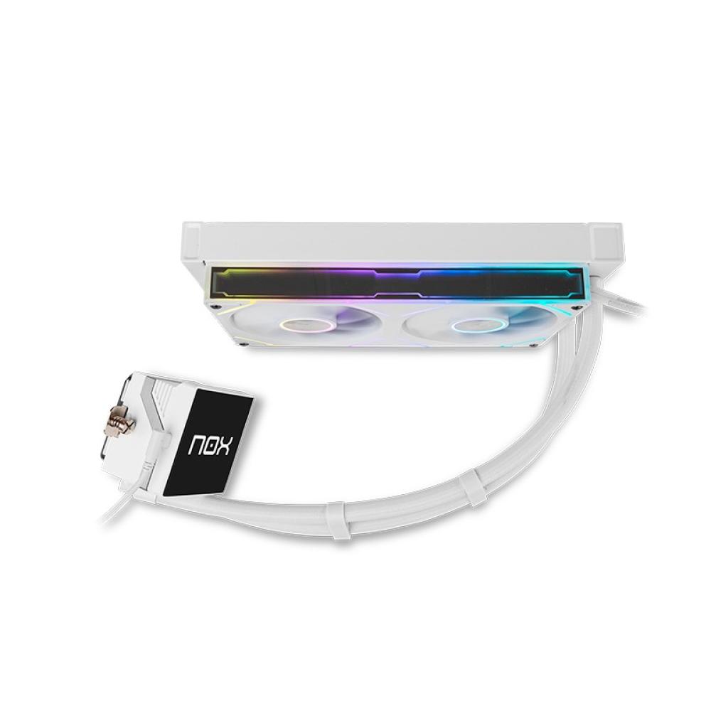 NOX - Hummer M-240 LCD/Kit RL Magnético ARGB Blanco