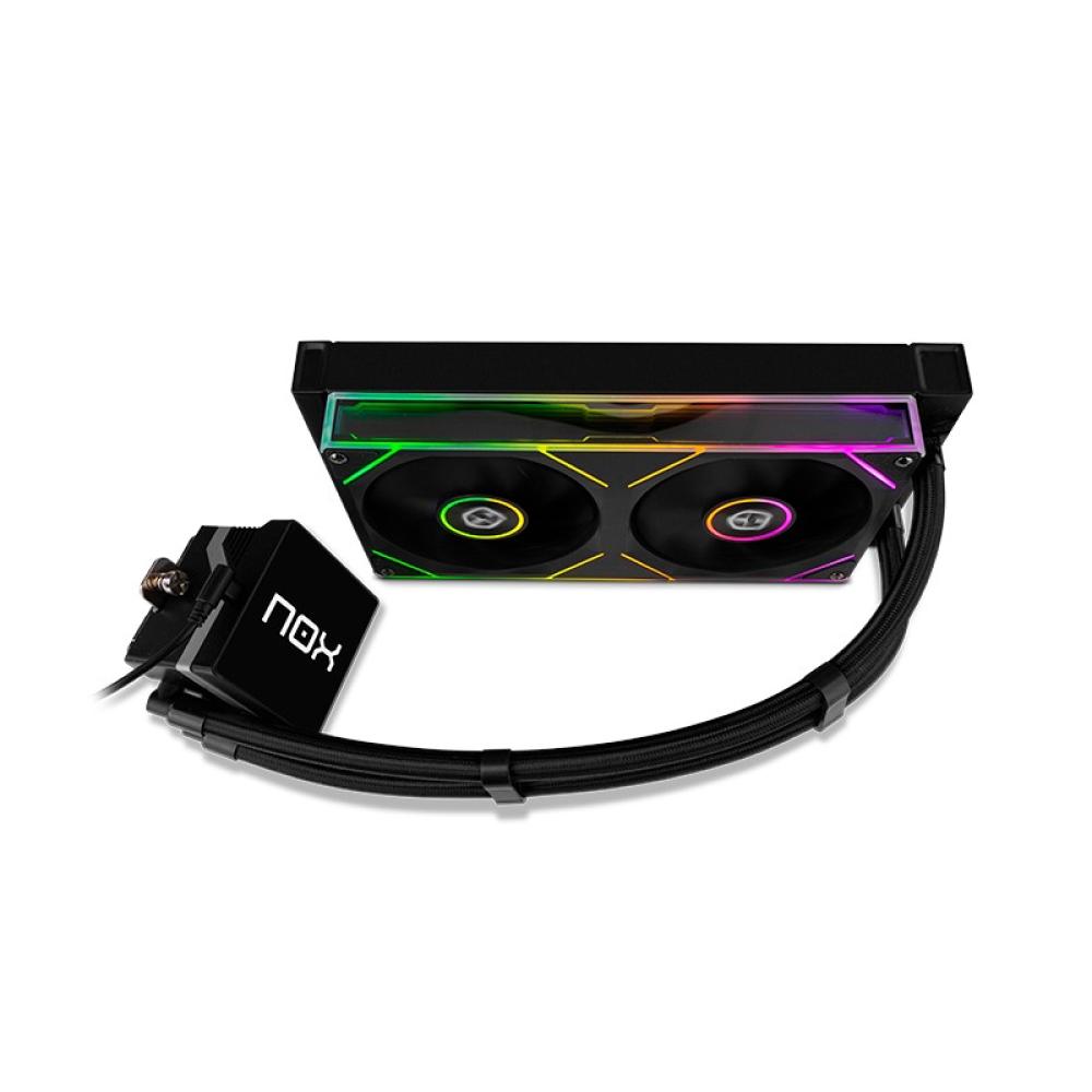 NOX - Hummer M-240 LCD/Kit RL Magnético ARGB Negro