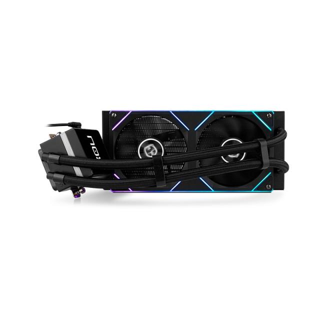 NOX - Hummer M-240 LCD/Kit RL Magnético ARGB Negro