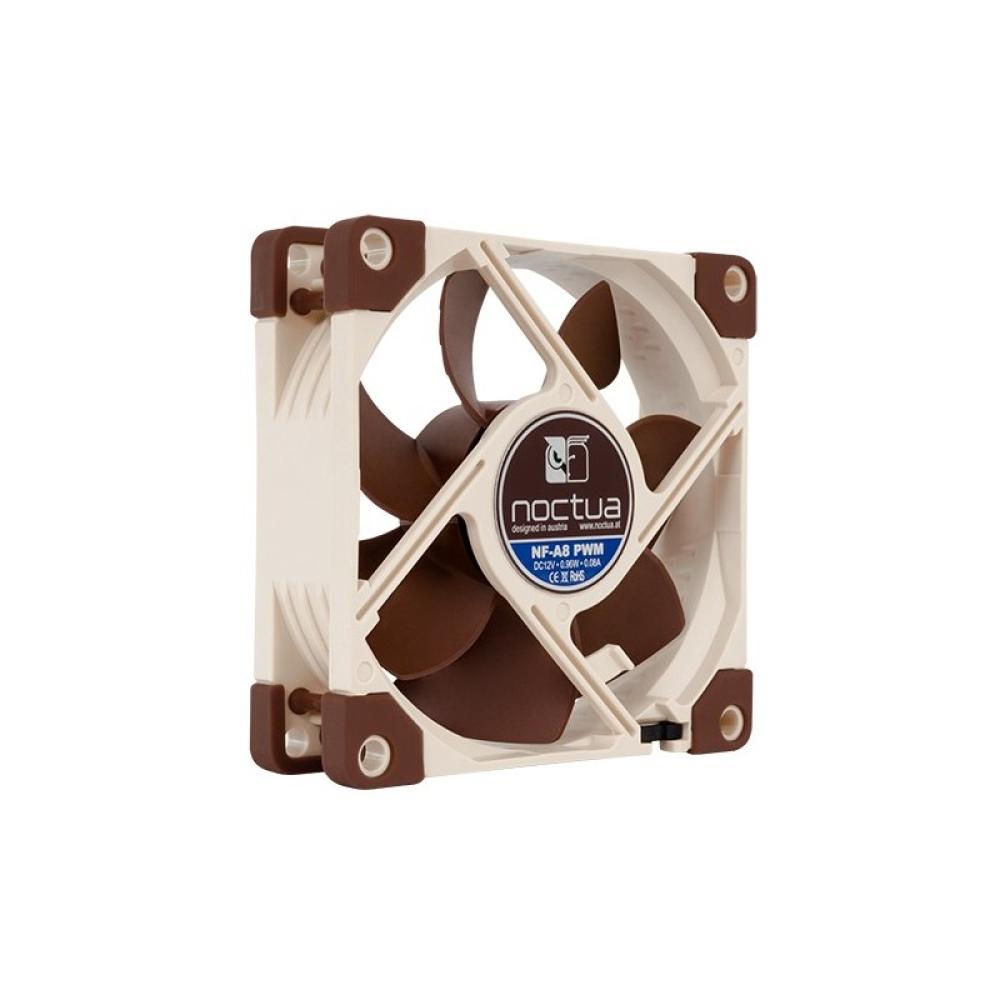 Noctua - NF-A8 PWM sistema de refrigeración para ordenador Carcasa del ordenador Ventilador 8 cm Beige, Marrón