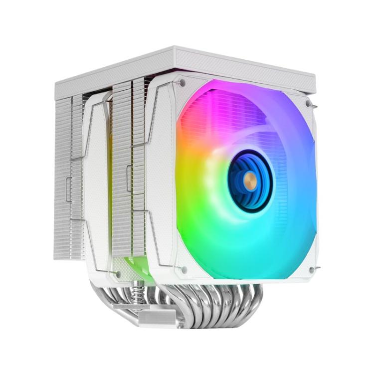 Mars Gaming - MCPU-LCDPROW Procesador Refrigerador de aire 12 cm Blanco 1 pieza(s)