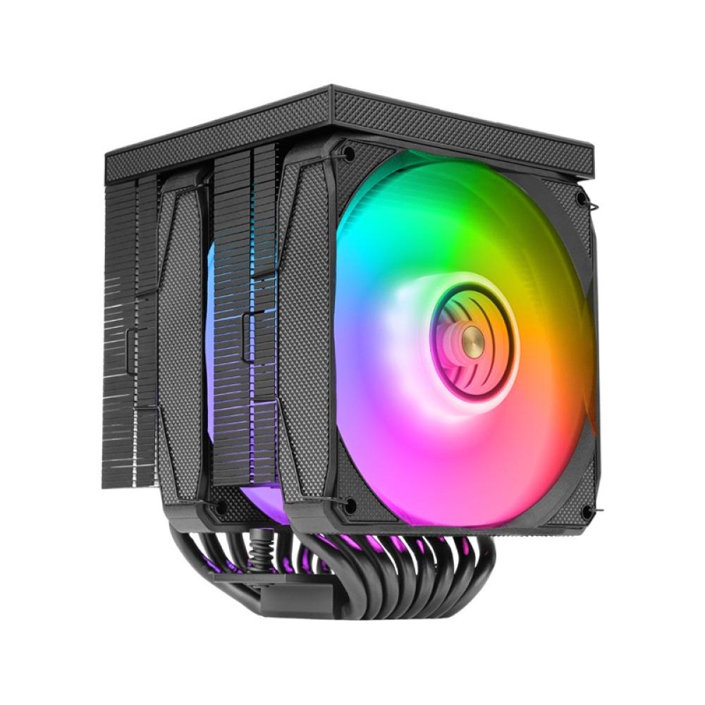 Mars Gaming - MCPU-LCDPRO Procesador Refrigerador de aire 12 cm Negro 1 pieza(s)