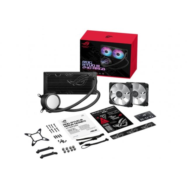 ASUS - ROG Ryuo III 240 ARGB Procesador Kit de refrigeración líquida 12 cm Negro