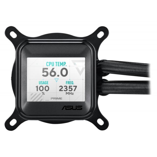 ASUS - Prime LC 360 ARGB LCD Procesador Sistema de refrigeración líquida todo en uno 12 cm Negro