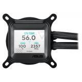 ASUS - Prime LC 360 ARGB LCD Procesador Sistema de refrigeración líquida todo en uno 12 cm Negro