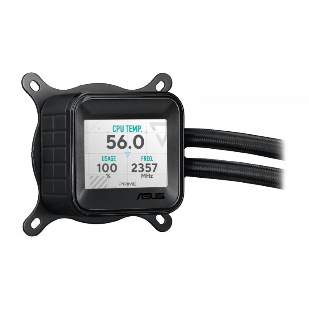 ASUS - Prime LC 360 ARGB LCD Procesador Sistema de refrigeración líquida todo en uno 12 cm Negro