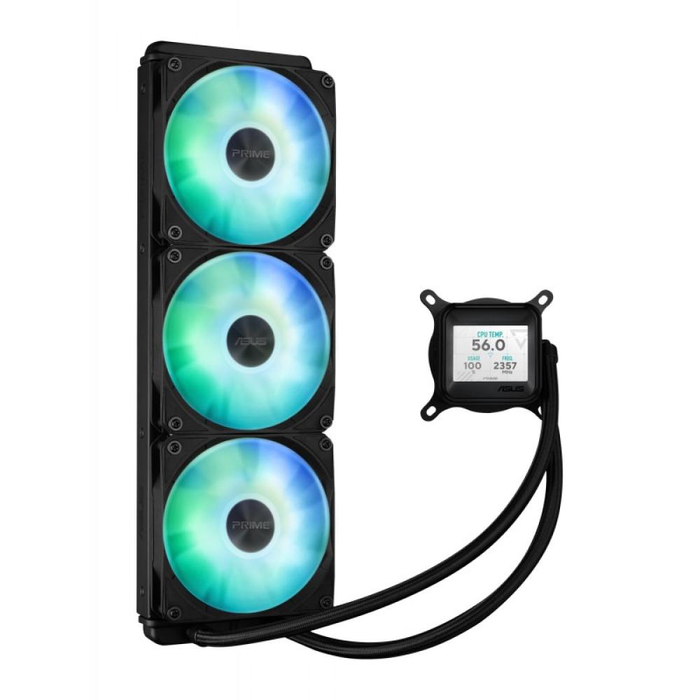 ASUS - Prime LC 360 ARGB LCD Procesador Sistema de refrigeración líquida todo en uno 12 cm Negro